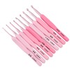 9pcs Crochet Hooks Set Professional High Accuracy Portable Soft Handle