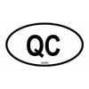 CafePress Quebec Oval Sticker Oval Car Bumper Sticker