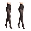 Conte elegant Pack of 2 Durable Women's Tights Semi-Matte -