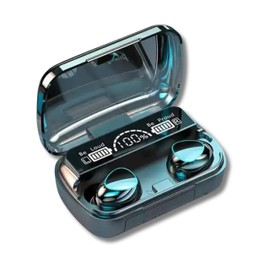 VERIFICADOS | Audífonos Inalámbricos Digital | Auriculares Bluetooth, Indicador de Carga Digital, Control táctil Inteligente con Carga Rápida