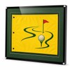 Fletzorb Golf Flag Frame 13x17/14x18, Acrylic Display Case with Green