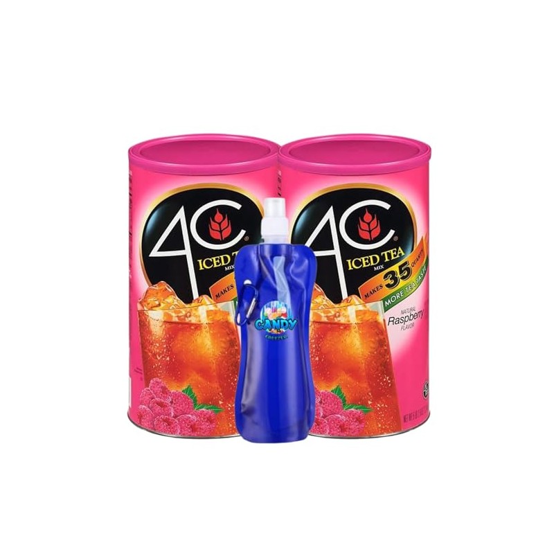 Candy Freezer 4C Iced Tea Raspberry Flavored Powdered Drink Mix