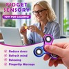 SCIONE 2PCS Fidget Spinner Rainbow Sensory Hand Fidget Toys, Anxiety