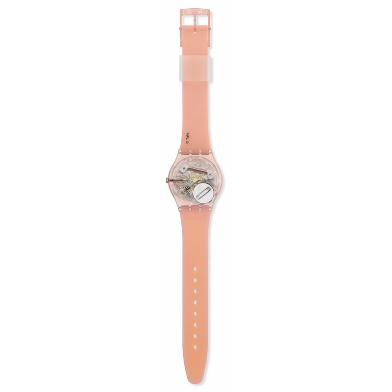 Swatch TURNER'S SCARLET SUNSET SO28Z700 Pink Watch, Pink, Modern