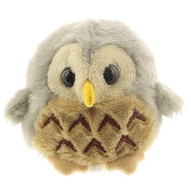 Owl Small Gray Plush Cute