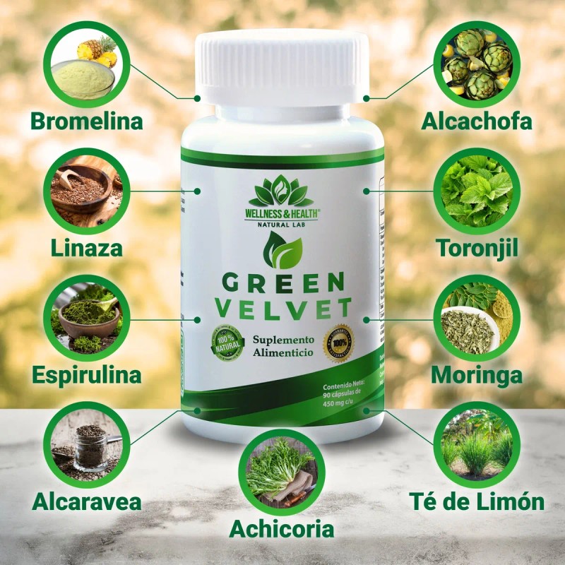Moringa Green Velvet 90 Caps + Valeriana Relaxvel 30 Caps