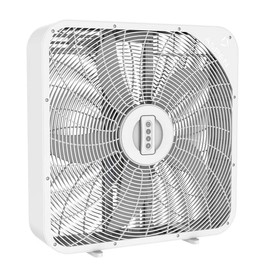 Aspen Box Fan 20 Inch with remote control Small Box Fans, Home Window Box Fans 3 Speed Quiet Most Powerful Window Fans for Home Bedroom Square Fan