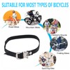 Pack of 6 bicycle pedal straps, bicycle lashing straps, bicycle