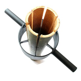 Bamboo Splitter 6 Cut;Made of Steel.A Tool for Dividing Bamboo Into 6 Pieces Evenly (large Size 6Cuts)