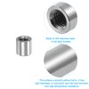 sourcing map M6x1mm Round Coupling Nuts, 25 Pcs 304 Stainless