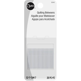 Dritz 3040 Quilter's Betweens, Size 7, 20 Count