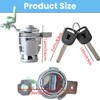 MCDHOJWGG 72185-S9V-A21 Driver Side Door Lock Cylinder with Key Compatible