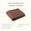 TANNER GOODS Mens Wallet. Mens Leather Wallets. Utility Bifold 4