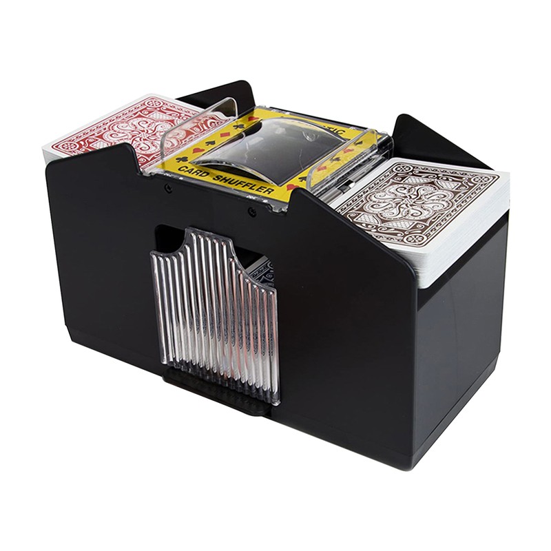 2 Decks Automatic Card Shuffler Automatic Playing Cards Shuffler Mixer