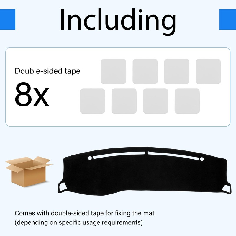 TUYICN Dash Cover Compatible with 2008-2012 2013 2014 Hyundai Genesis