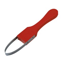 Hand Loop Weeder Tool Iron Portable for Weeding Loosening Gardening (Red)