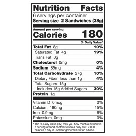 UD_Annie's Homegrown Case of 6-8 Oz Grain Snacks-Grm Sandwich Smores