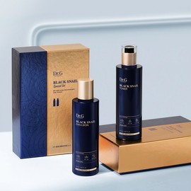 Dr.G 닥터지 블랙스네일 베이직 2종 세트 (토너150mL, 에멀전150mL) [증정]레드블레미쉬 쿨 콜라겐 탄력 마스크 1매 Dr.G Black Snail Basic 2-Piece Set (Toner 150mL, Emulsion 150mL) [Gift] Red Blemish Cool Collagen Elasticity Mask 1 Sheet