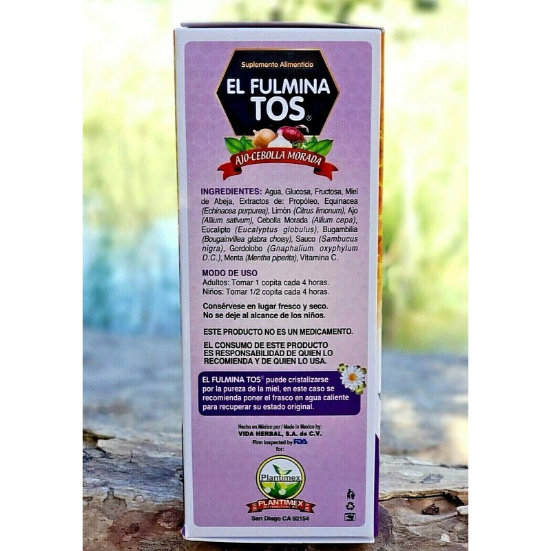 Plantas de Mexico Fulmina Tos Natural ✅ Honey Cough Relief