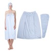 Bath Towel Wrap Coral Fleece Spa Women Adjustable Shower Wrap