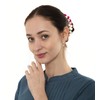 Aakarshana Jewels Accesorios para el cabello estilo tradicional indio rojo