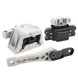 JDMON 3Pcs Engine Motor & Transmission Mount Kit Replacement for 2014-2019 Volkswagen Beetle, Passat, Jetta 1.8L, 2.0L Compatible with A6962, A4928, A6929