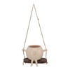 Swing Face Planter Pot, Cute Head Flower Pots, Creative Design,