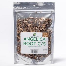Herb To Body Premium Angelica Root C/S (Cut and Sifted) - 4oz | Herbal Body Support