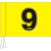CMW Golf Flags - set of 9 - Numbered 1-9
