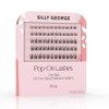 Silly George Pop-On Lashes - DIY 1-Step Pre-Glued Faux Eyelash