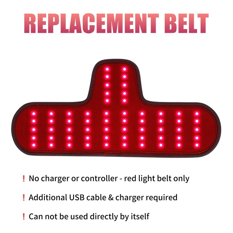 Replacement Red Light Therapy Belt – No Charger or Controller