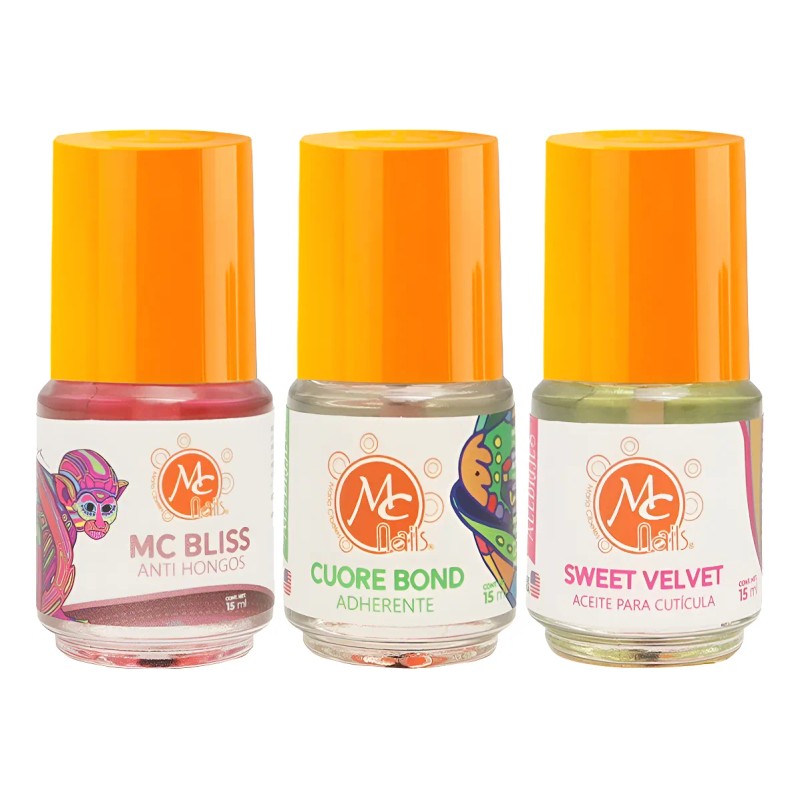 Pack 3 Basicos Primer + Nivela Ph + Aceite Cuticula
