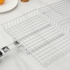 BRAVECOW BBQ Grill Basket Portable Carbon Steel Plating Folding Barbecue