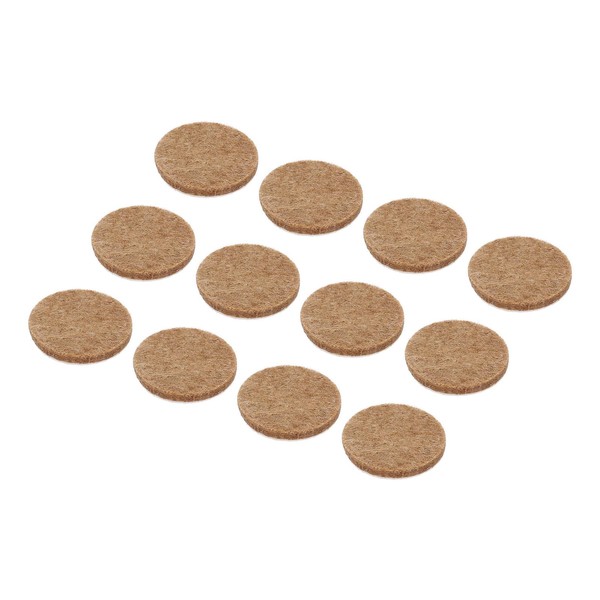 MECCANIXITY 24pcs Felt Furniture Pads, 1 Inch Round Small Felt