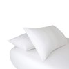 Set de Sábanas King 100 Microfibra, Color Blanco, Sumie Blanco.