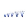 Colored Blue Lash Clusters, 3D Volume 20D Curl C, Thickness