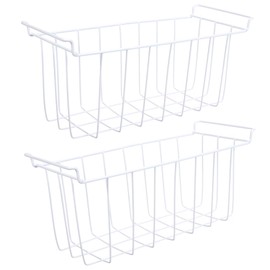 17.5 Inch Freezer Wire Basket Organizer Bins Compatible for Midea, Insignia, Arctic King, Magic Chef, Vissani Chest Freezer, 12932000000583 2Pack