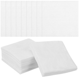 SAFIGLE 100pcs Makeup Pads, Non-Woven Face Cleansing Pads, 10x10 cm White Makeup Removal Pads for Daily Use, Soft Non-Woven Fabric Makeup Cleansing Tools