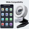 GUSGU G910 2K Quad HD Webcam for PC, with Microphone