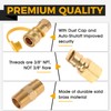 3/8 Inch Natural Gas Quick Connect Fittings Kit, LP Propane