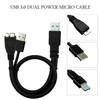 SaiTech IT 1 feet USB 3.0 Dual Power Y Shape