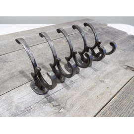 Midwest Craft House 5 Edwardian Hooks Coat HAT Rack New Vintage Look Victorian Metal Iron Storage
