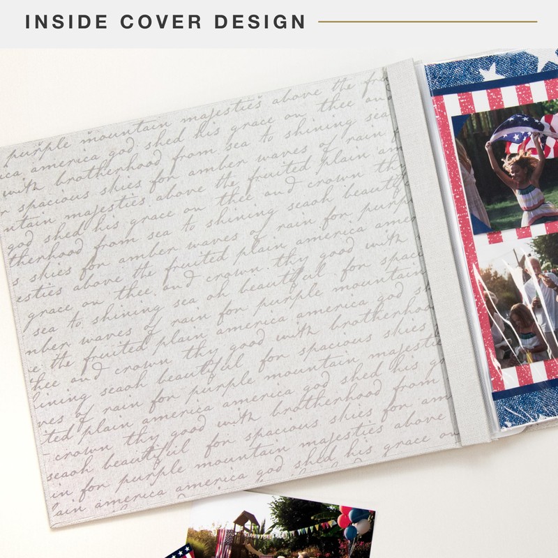 12x12 Scrapbook, American Flag