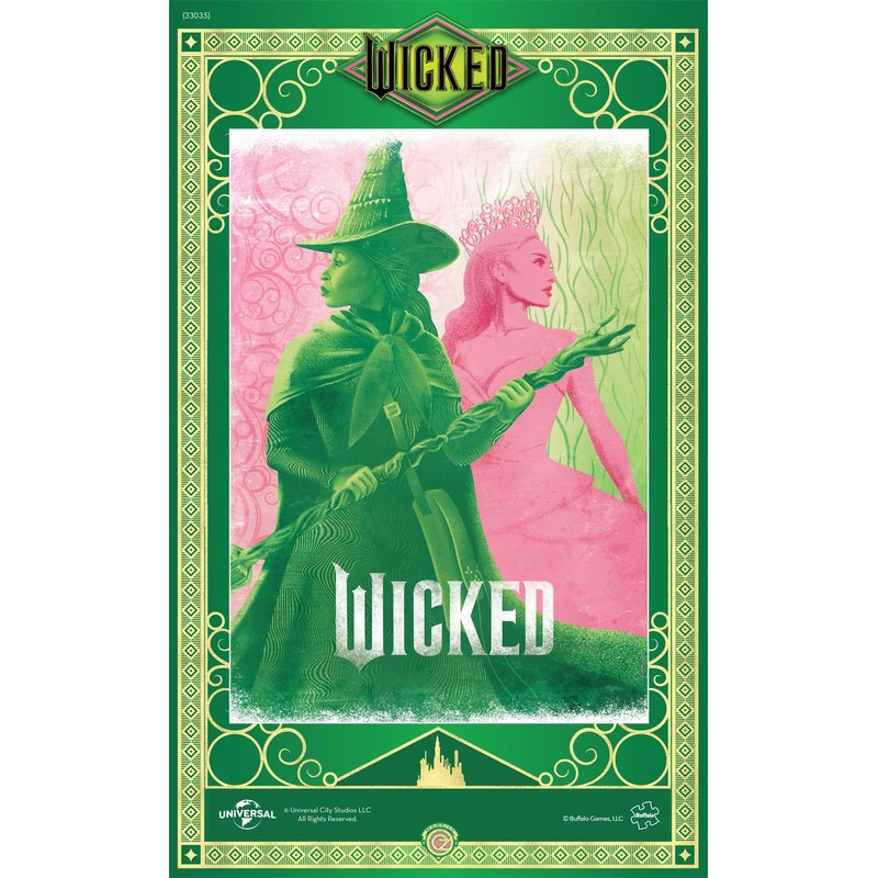 Buffalo Games - Wicked - Pink Goes Good with Green