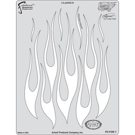 Artool Freehand Airbrush Templates, Flame-O-Rama 2 - Clasico