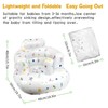 Inflatable Baby Seat for 3-36 Months, Portable Blow Up Baby
