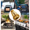 CALPOSE QCC1 Propane Adapter, 5042 Propane Gas Fitting Hose Adapter