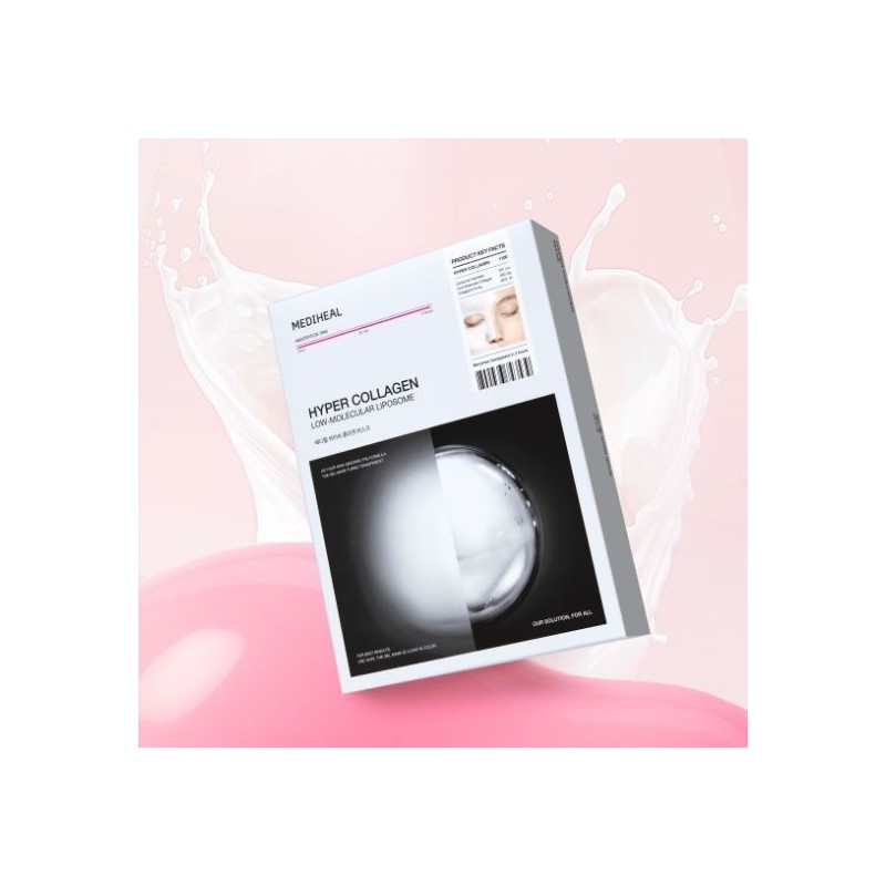 Mediheal Transparent Hyper Collagen/Hyaluronic Acid Gel Mask 10 Sheets, Choose