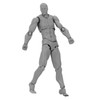 Figure Model PVC Action Figure Drawing Model Movable Joint Pedestal