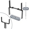 com-four® 4x flower box holder for balcony parapets and railings